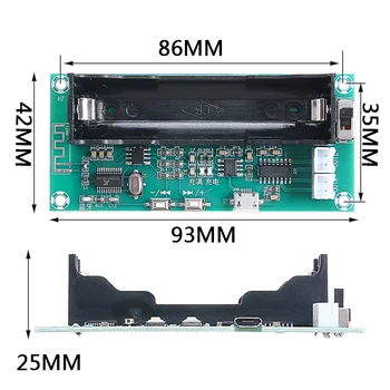 New Sosire 1 buc Amplificator Digital de Bord bluetooth-compatibil 5.0 Modul Audio pe 2 Canale 2*5W pentru DIY Audio Vorbitor Piese Video