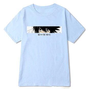 Death Note Ochi de Desene animate T Camasa Barbati Anime T-shirt Graphic Tricou Hip Hop de Top Teuri de sex Masculin