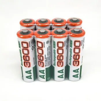 Dolidada nou AA baterie de 3600 mAh baterie reîncărcabilă, 1.2 V Ni-MH baterie AA, potrivit pentru ceasuri, mouse-uri, calculatoare