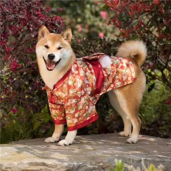 Animale de companie Câine, Pisică Japoneză Kimono cu Model flori de Cires