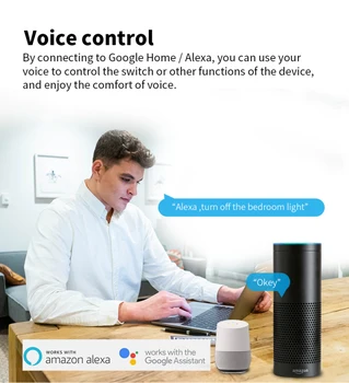 10A/16A Tuya Zigbee Wireless Mini Smart Light Switch Smart Home de la Distanță de Control Vocal Cu Alexa Google Acasă Inteligent App de Viață