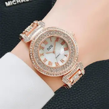 Ceasuri femei Diamant de Lux Brand de Top Cuarț Frumos Doamnelor Moda Brățară Ceas Doamnelor Ceas din Oțel Inoxidabil Dial Cadou
