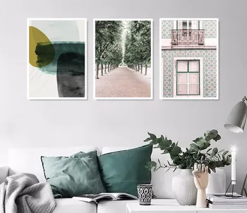 La lisabona, Portugalia, Maroc, Usa Vintage City Arta de Perete Panza Pictura Postere si Printuri Dormitor Living Decorul Camerei (Fara Rama)