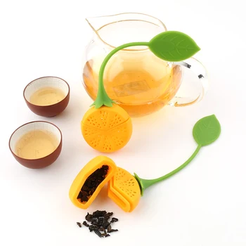 Ceai Infuser ceai de Lamaie Forma Vrac Ceai-frunze de Filtru Infuzor Pentru Ceai Pentru a Prepara Ceaiuri Infuzoare Alimente grad Silicon Sită Filtru