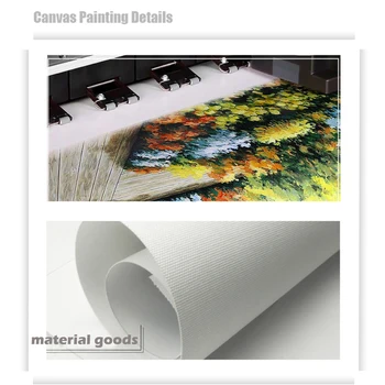Rezumat Landcape Arta de Perete Pădure Imprimare Panza Picturi Pe Perete Postere Si Printuri Copac Imagini pentru Living Decor Acasă