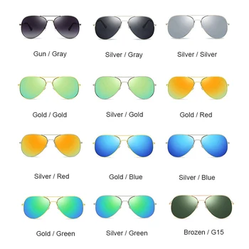 Clasic de Brand Designer de Bărbați Pilot ochelari de Soare Femei Bărbați Vintage de Conducere Oglindă Lentile de Ochelari de Soare Pentru Femei Oculos de sol UV400