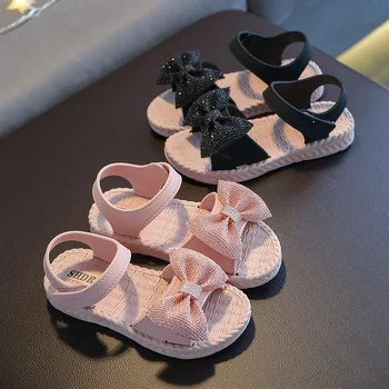 Fete Sandale de Vara Noi 2021 coreeană pentru Copii Pantofi de petrecere a timpului Liber tv cu Fund Moale Printesa Sandale de Moda, Versatil Fata de Plaja Pantofi