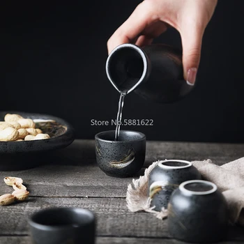 Shabu Ceramice Dragul Distribuitor De Lichior Vin Galben Ceașcă Mică De Sticlă Creative Set De Baut