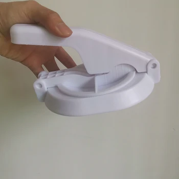 DIY Plastic Aluat Forme Mâncare Chinezească Jiaozi Face Instrument Manual de Praf Aluat Placinta cu factorii de Decizie de Mucegai Bucătărie Instrumente Creative