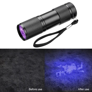 Z80 Lanterna UV 21LED 9LED Lumina UV 395-400 nm UV cu LED-uri Lanterna linterna Ultraviolete Negru Lumina Lămpii De Urină de Câine Pata de Detectare