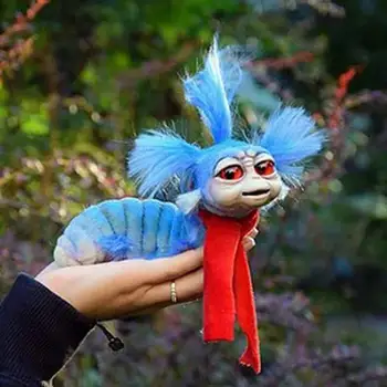 15cm Drăguț Worm Jucării de Pluș Drăguț Umplute Worm Păpuși pentru Copii Cadou de Ziua Jucărie Moale Fantezie si Creaturi Mitice