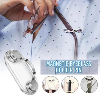 Guler De Stocare Portabile Ochelari Clip Magnetic Clip Cravată Pin Cască Pandantiv De Fixare A Preveni Căderea De Finisare Accesorii