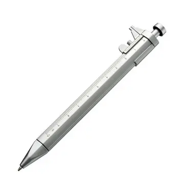 Multifuncțional Etrier pix cu Bilă Practice Portabil 0,5 mm pix cu Gel Cerneală Vernier Roller Ball Pen CreativityStationery