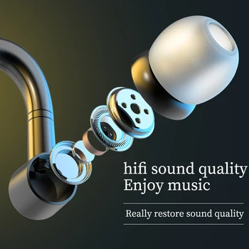 Singură Ureche Cască Bluetooth Stereo Bass Setul Cu Cască Bluetooth Handsfree Clema Cască Fără Fir Cu Microfon Pentru Telefoane Inteligente