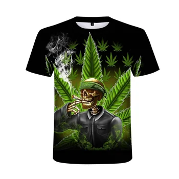 2021 Craniu de Imprimare 3D pentru Bărbați T-Shirt pentru Bărbați Și Femei Funny T-Shirt pentru Bărbați Moda cu Maneci Scurte Hip Hop Liber Supradimensionate T-Shirt