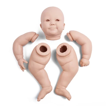 Papusa Reborn Kit de 25 Inch Renăscut Baby Papusa de Vinil Kit 7 Luna iunie Treaz Nevopsite Neasamblate Papusa Părți DIY Gol Renăscut Papusa Kit