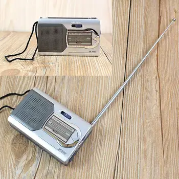 Portabil Mini Radio AM/FM Walkman-ul Audio Radio Portabil de Buzunar Stereo Receptor Alimentat de la Baterie FM Difuzor Receptor Radio