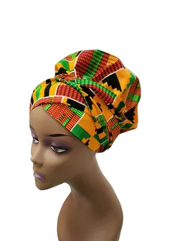 Vrac en-gros din Africa Headwrap În Femei Accesorii de Par Eșarfă Înfășurat Capul Turban Doamnelor Accesorii de Par Pălărie Eșarfă Headwrap