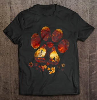 Ciobanesc German De Labă De Câine De Halloween Barbati Topuri Tricou Tricou T-Shirt Tinuta Casual