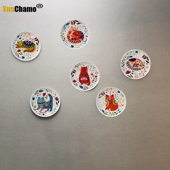 Ceramică Farfurii Japonez de Mână-pictat Desene animate Pisica Placa Creative, pline de culoare de uz Casnic Vase, Vesela Tacamuri Decor Acasă