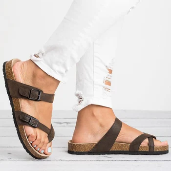 Femei Sandale Roma Stil Sandale De Vara Pentru 2020 Flip Flops Plus Dimensiune 35-43 Plat Sandale De Vara Beach Zapatos Mujer Pantofi Casual