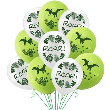 Dinozaur Confetti Baloane Latex Animale Jungla Băieți Petrecere Decoratiuni Ziua De Nastere Balon Copil De Dus Bile De Aer Globos