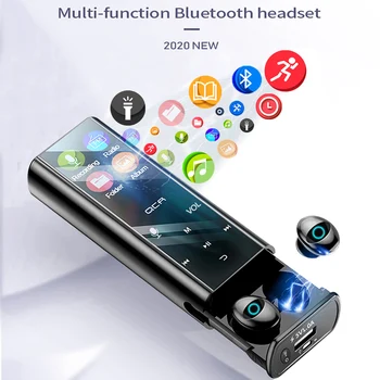 T1 Wireless bluetooth pentru căști auriculare Multi-funcția de MP3 Player Headest IPX7 rezistent la apă 9D TWS cască 6000mAh Putere Banca