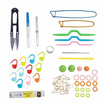 Utile Ful Tricotat Instrumente Kit Ac de Croșetat Cârlig Accesorii DIY Tricotat Aprovizionarea cu Cazul Copiilor Lucrurile de Tricotat Kit