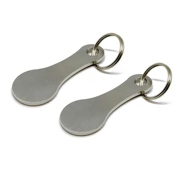 2 Pachete De Lanturi-accesorii Brelocuri Decor Metalic din Aliaj de Aluminiu Cheie Inel Cărucior de Cumpărături Jetoane