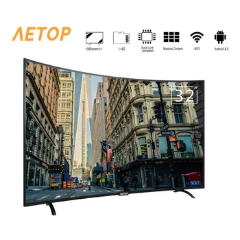 Transport gratuit-matrice tv de 32 inch tv android 2k televizor smart curba tv cu ecran plat