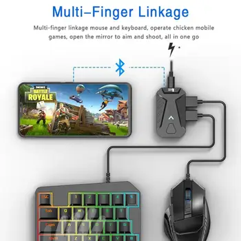 Mobile Gamepad Controller de Gaming Keyboard Mouse-ul Converter Telefon Gaming Keyboard Mouse-ul Convertor Adaptor Pentru Android/comprimat