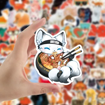 10/50/100buc Desene animate Drăguț Fox Pachet de Stickere Album Valiza Laptop Telefon Chitara Decorare Autocolant Impermeabil Decalcomanii