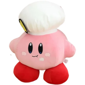 30/50/60 Cm Kawaii Kirby Pentru Că Chef De Capsuni Moale De Pluș Umplute Păpuși Anime Periferice Personaje Clasice Perna Decor Pentru Copii Jucarii