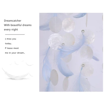Coajă Naturale Dream Catcher Acasă Ornamente Inovatoare Cadouri Clopoteii De Vant Dreamcatcher Pene În Aer Liber, Draperii De Perete Decor