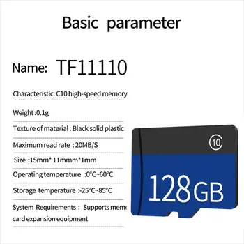 Micro TF Card 8 16 32 64 128 GB Class 10 Flash Card de Memorie Microsd 8GB 16GB 32GB 64GB 128GB Pentru Camera Smartphone Adaptor