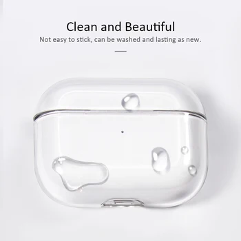 Transparent Simplu Preveni Pierderea Silicon Moale Caz Pentru Apple Airpods 2 3 Pro Bluetooth Cască De Protecție Cască De Acoperire Nou