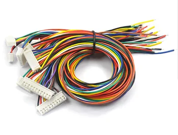 XH2.54 electronice terminale de sârmă wire singur cap acoperită cu staniu 30CM repetiție conector de sârmă 2/3/4/5/6/10p