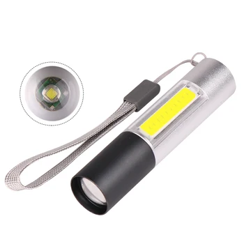 USB Reincarcabila Mini Lanterna LED-uri Super-Luminoase 3 Moduri de COB+XPE rezistent la apa Lanterna Portabila Pentru Camping, Ciclism Iluminat de Noapte
