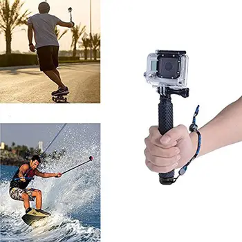 Selfie Stick 19 Inch, Rezistent La Apa Mâner Mâner Extensibil Monopied Reglabil Polul Compatibil Cu Declanșator De La Distanță Pentru Scufundări