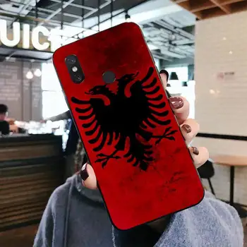 TOPLBPCS Retro Al Albania Flag Telefon Caz pentru Xiaomi mi 9 8 10 5 6 lite F1 SE Max 3 2 se amestecă 2s