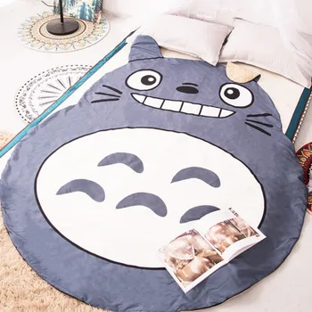 1buc Desene animate Totoro Vara Rece Pătură de Aer Condiționat Fular Copii Adult Anime Totoro Pătură Rece în timpul Verii, lenjerie de Pat