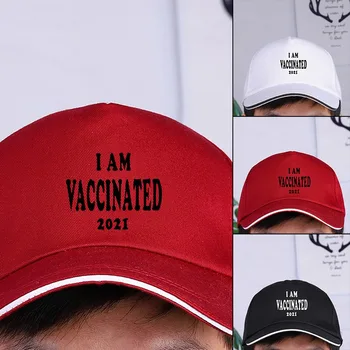 Sunt Vaccinate 2021 Șapcă De Baseball Reglabil Lavabil Blugi Palarie De Cowboy, Unisex Șapcă De Camionagiu Tata Pălărie
