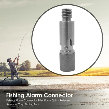 Pescuit De Alarmă Conector Din Oțel Inoxidabil Peștele Mușcă De Alarmă Titular Tija De Eliberare Rapidă Adaptor Crap Pescuit Instrumentul De Accesorii