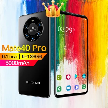 Mate40 Pro 6.1-inch 6+128G Smartphone Android Telefon 5000mah Sprijină Google Play WiFi 5G Mobilephone de a Debloca Noi Telefon