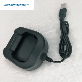 Portabile walkie talkie dock de încărcare Original baofeng baterie incarcator USB pentru uv-82 uv 82 sunca două fel de radio accesorii