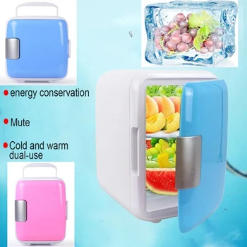 4L Mini Cămin Frigider Mic Cu Congelator Frigider Cooler mai Cald Office Home Mașină Frigider Mini Frigider Acasă Cooler