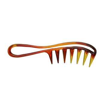 1BUC Detangler Parul Cret Salon de Coafură Pieptene Dinte Larg Rechin Plastic Pieptene de Masaj Pentru Păr Styling Instrument pentru Ondularea Parului