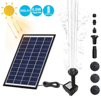 6W Alimentat Solar Pompa de Apa Fantana Solare Kit Fântână Fântână Kit Pompa de Apa pentru Udare Plante de Gradina Solar Pompa de Iaz Kit