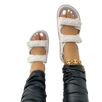 Brand De Pantofi De Designer, Femeie Sandalie Gladiator Velcro Sandale Femei De Înaltă Calitate Doamnelor Pantofi De Vara Platforma Sandalias De Muje