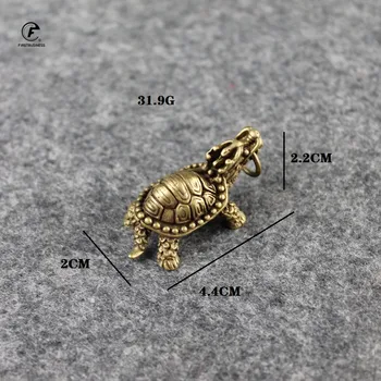 Bronz Antic Broasca Testoasa Dragon Statuie De Cupru Chineză Animal Mitic Miniaturi, Figurine Decor Acasă Ornamente Desktop Decoratiuni